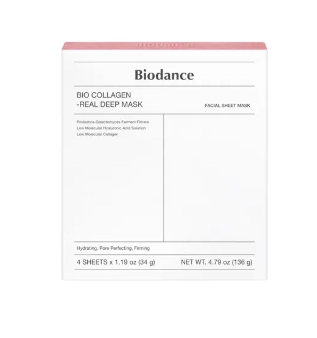 Biodance - Bio-Collagen Real Deep Mask set 4xsheets